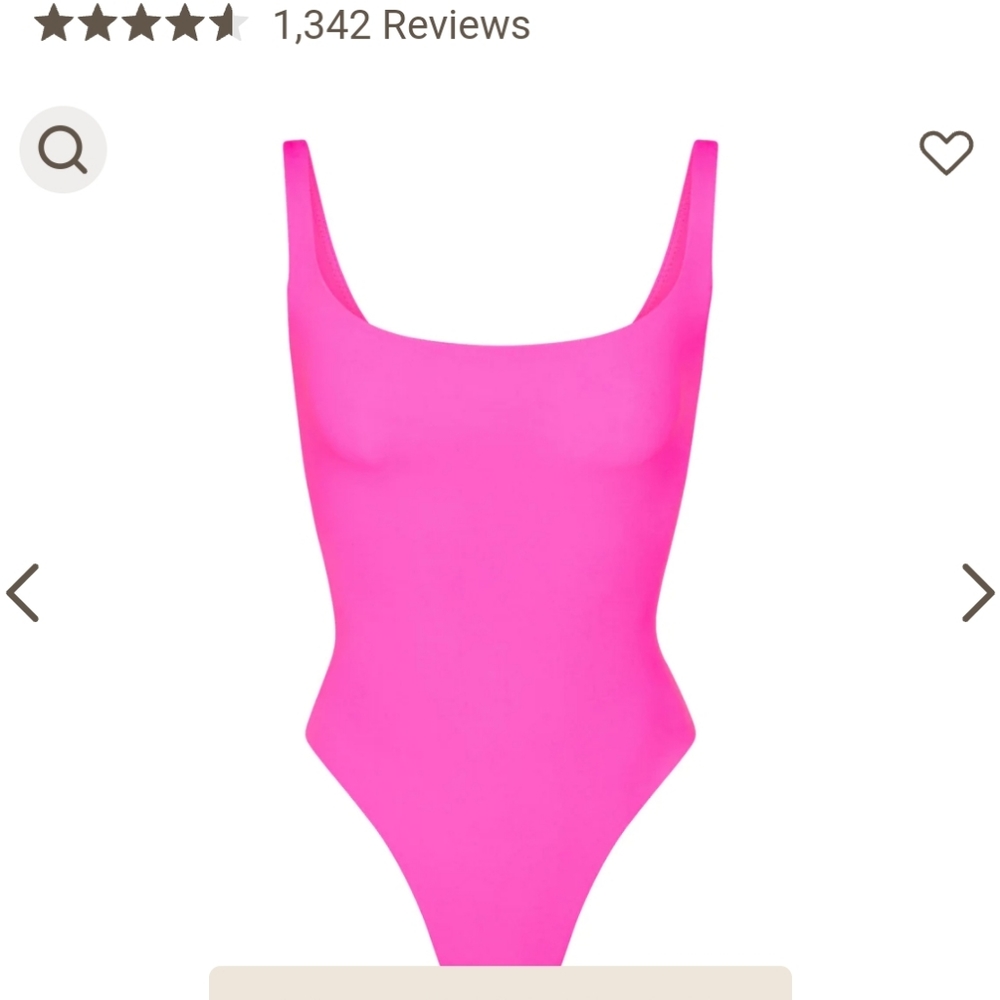 SKIMS "Fits Everyone" Bodysuit - Neon Pink